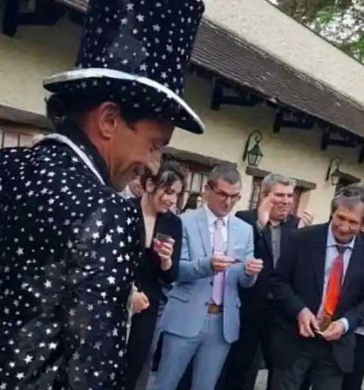 Magicien close-up