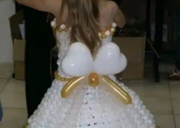 Robe en ballons pour enfants