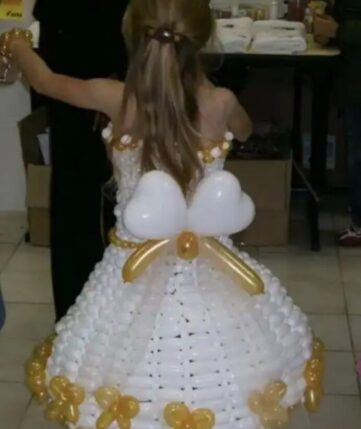 Robe en ballons pour enfants